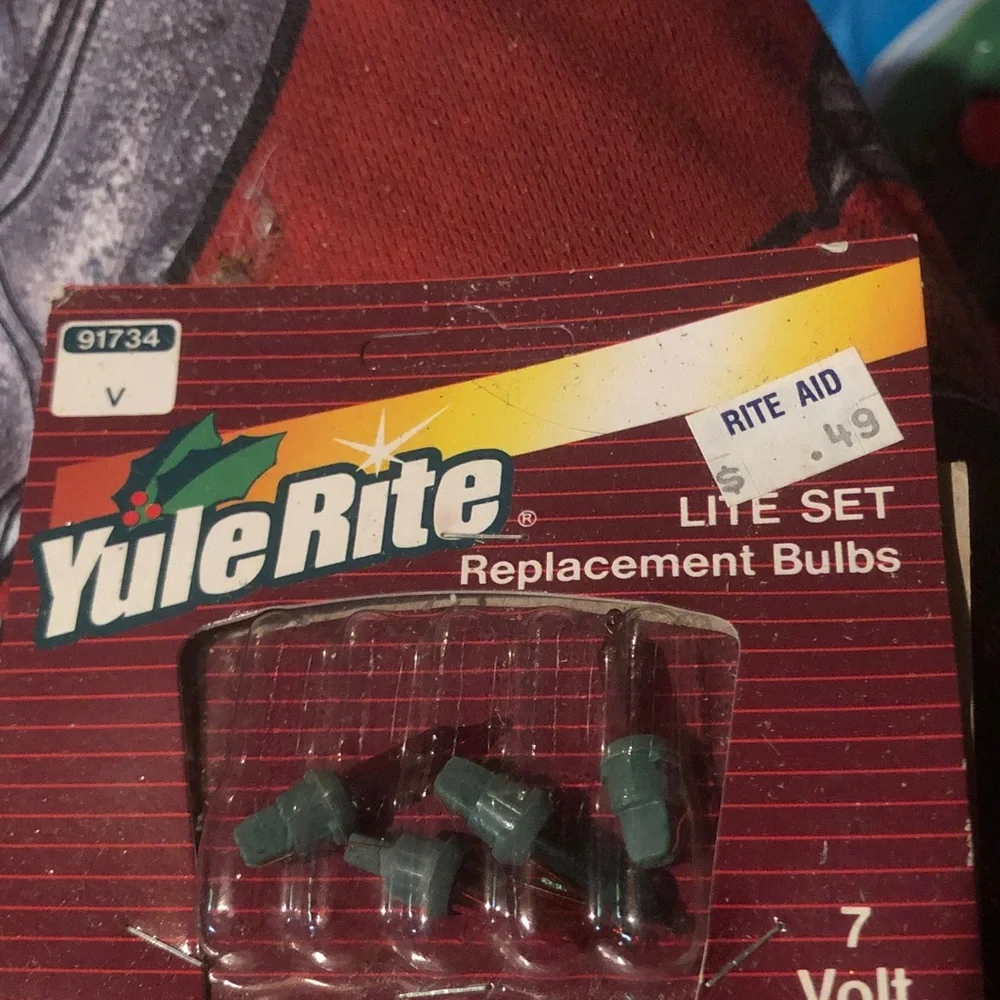 Green Replacement Bulbs - 7V Lite Set